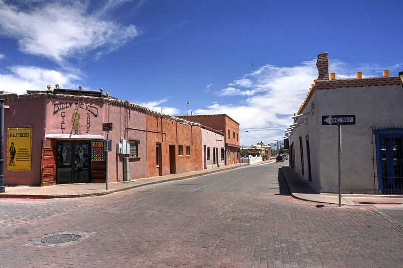 A corner of a street in Las Cruces