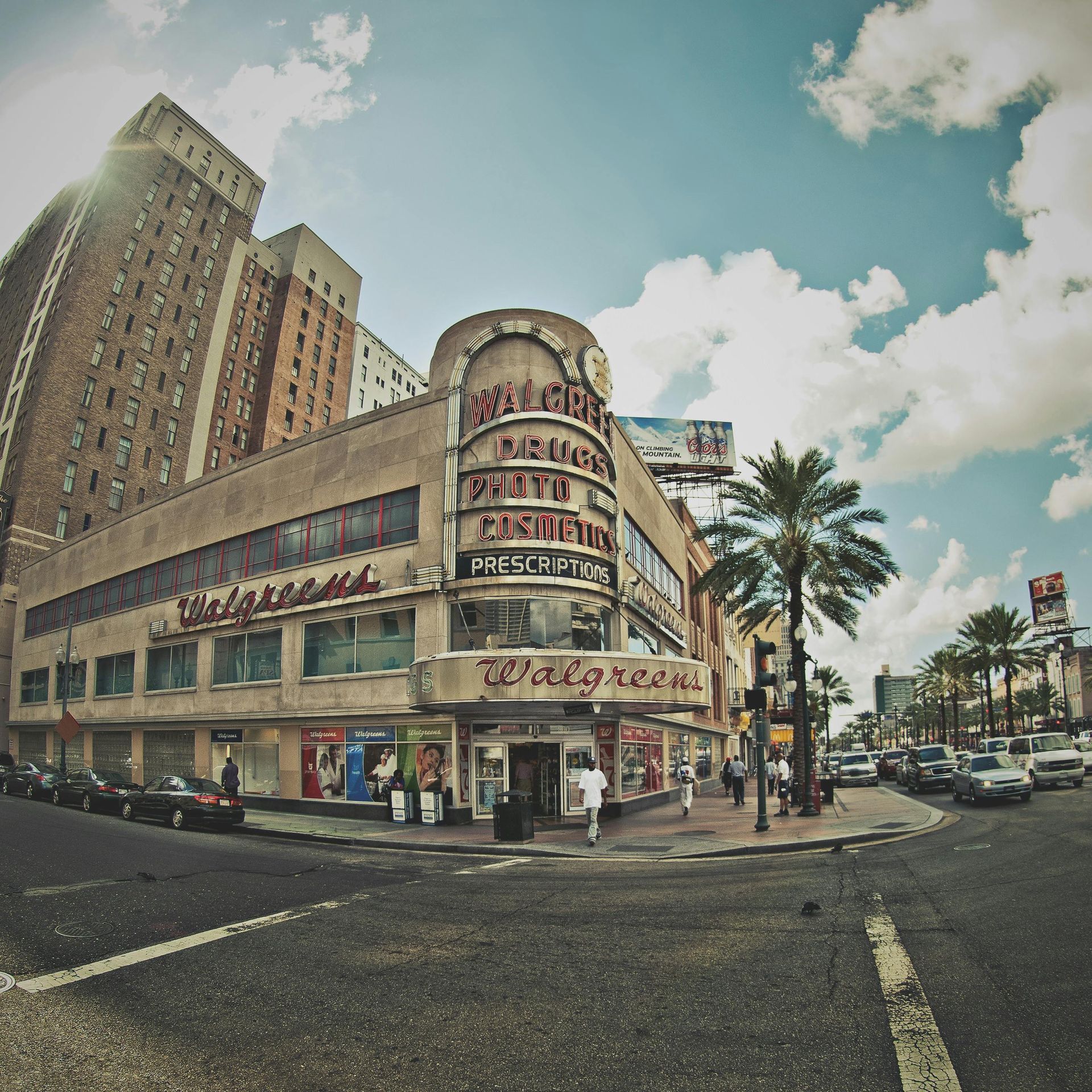 A street corner in New Orleans