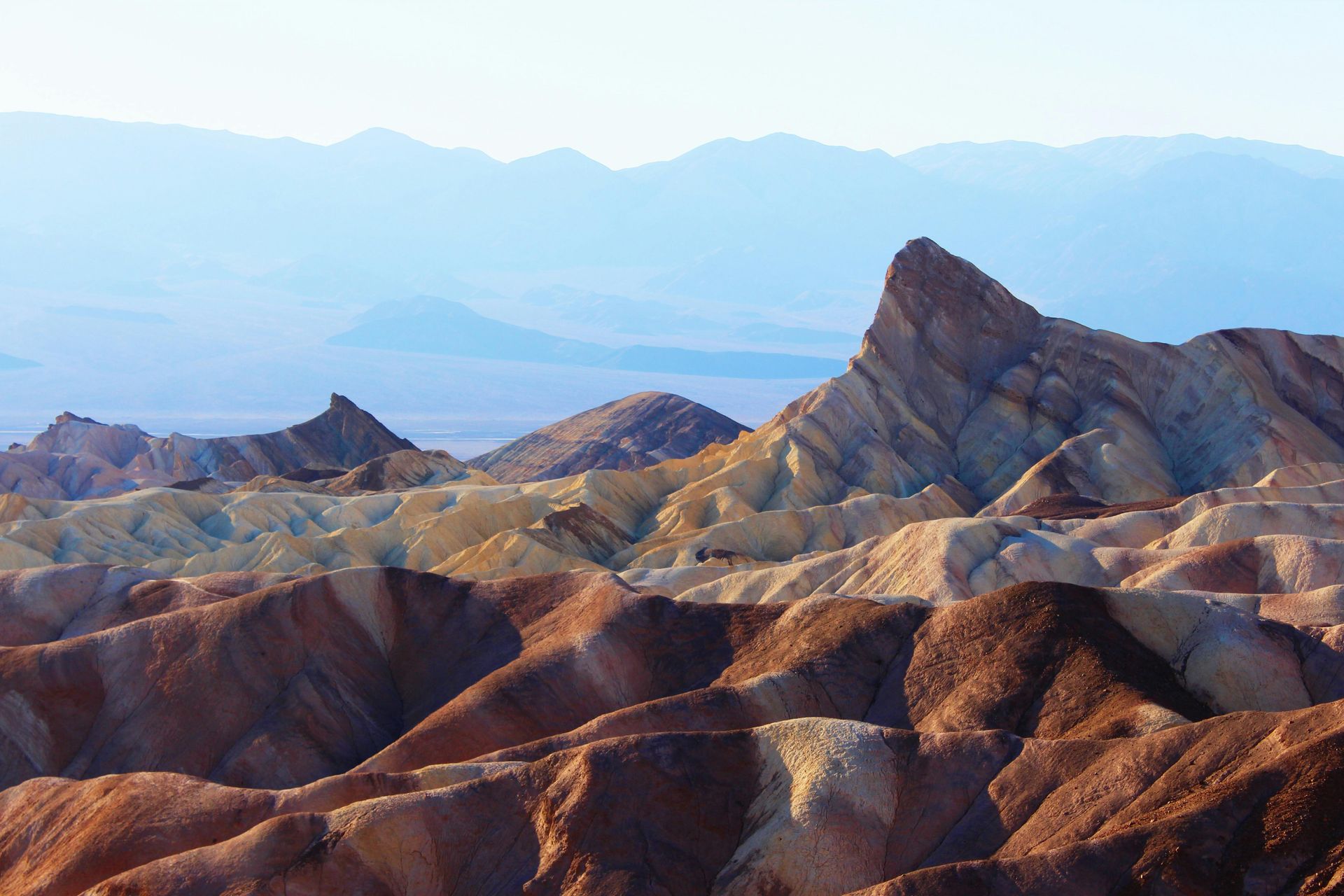 The impressive landscape of death valley national park