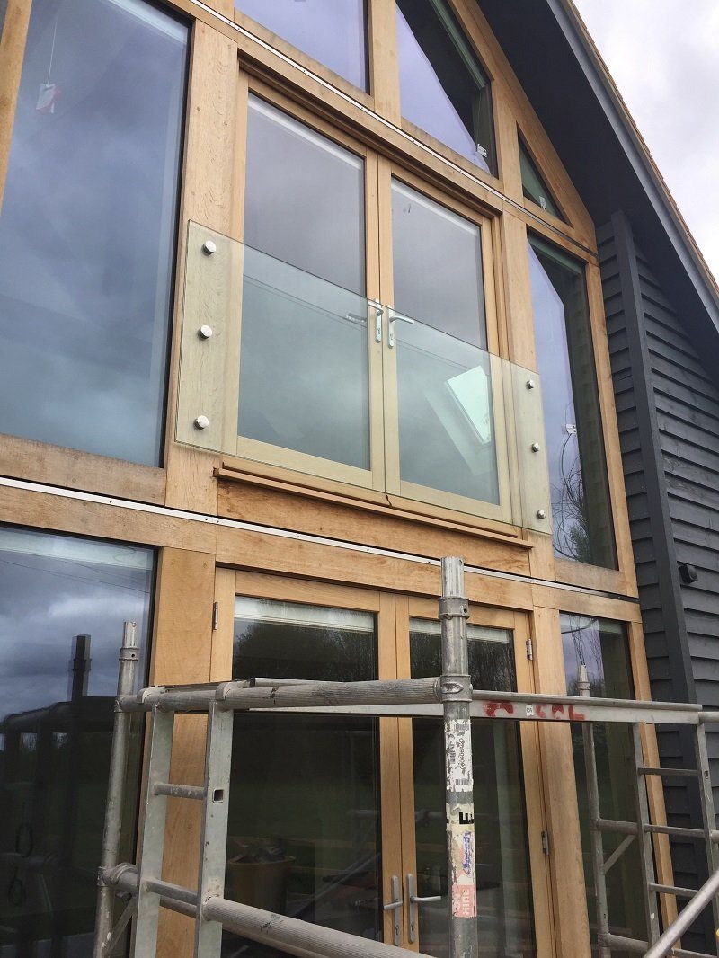 Juliet balcony toughen laminated safety glass