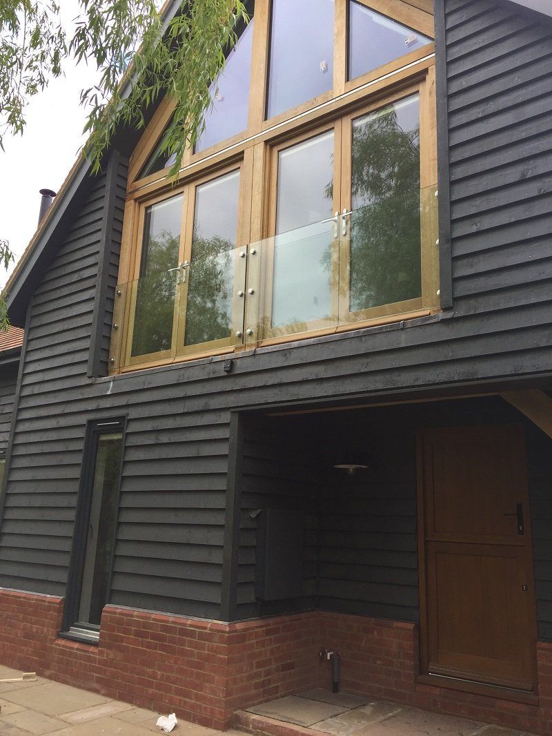 Juliet balcony toughen laminated safety glass