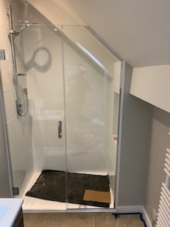 toughened glass shower screen