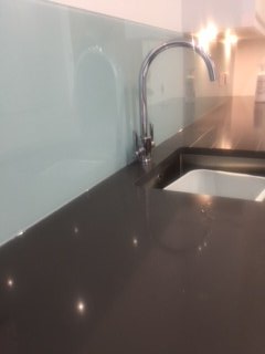 toughened painted glass splash backs