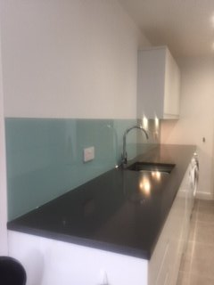 toughened painted glass splash backs