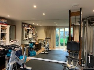 gym 6mm mirrors polished edgework