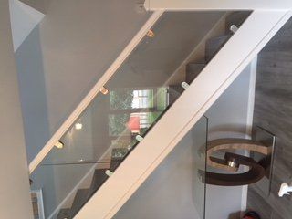 Glass balustrades post and clamps