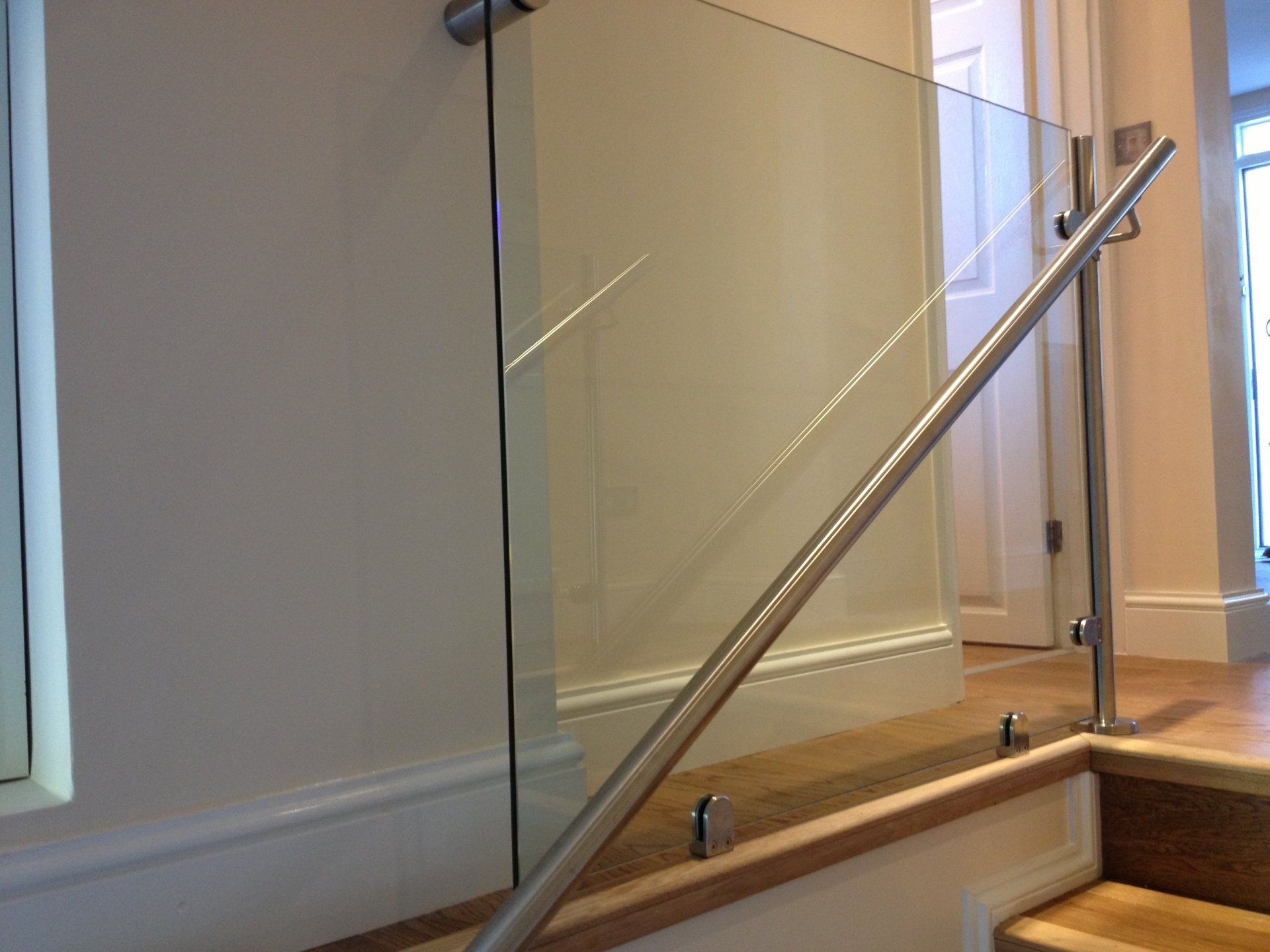 Toughened glass balustrade