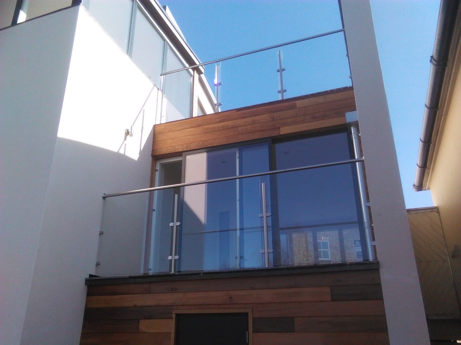 Glass balustrades post and clamps