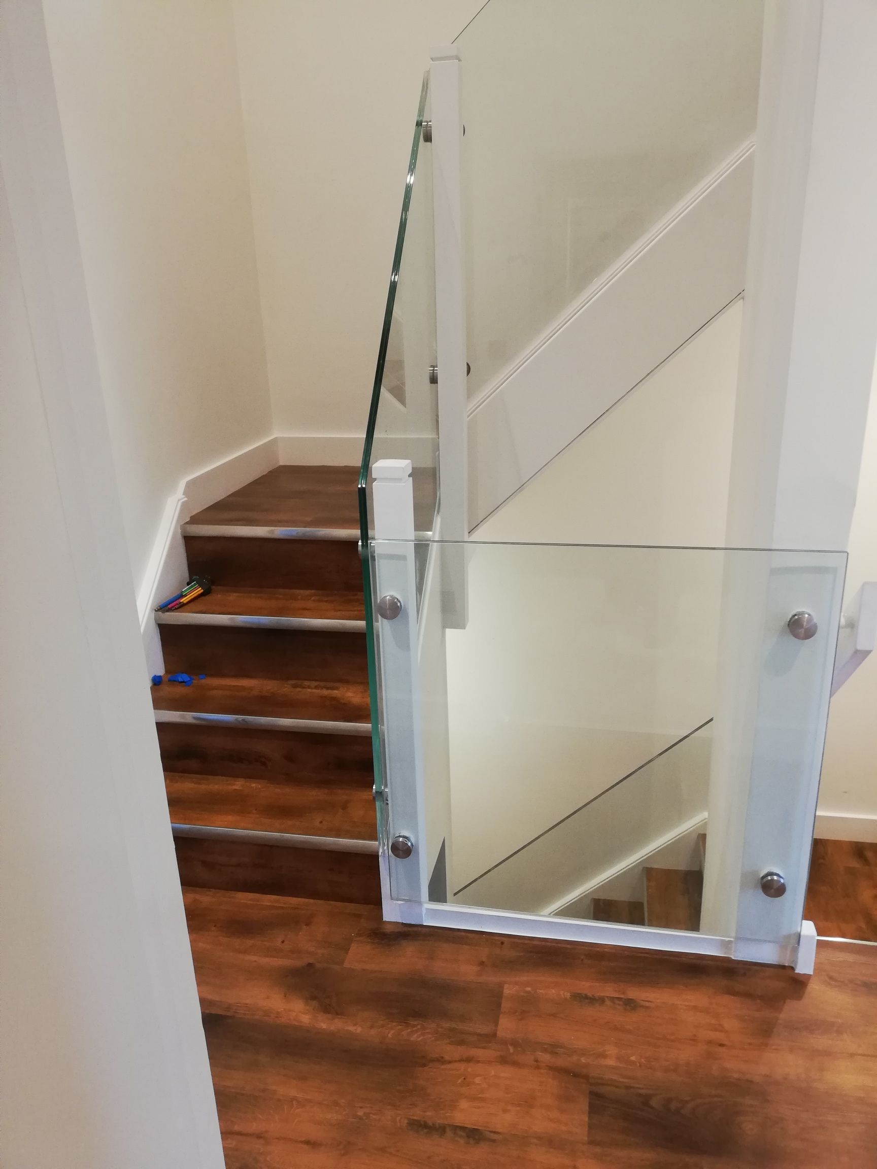Toughened glass balustrades safety glass Frilford Heath Oxfordshire Oxford glass
