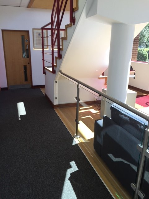 Glass balustrades post and clamps