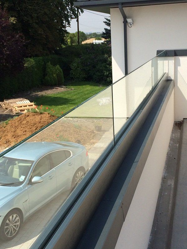 Glass balustrades base channel