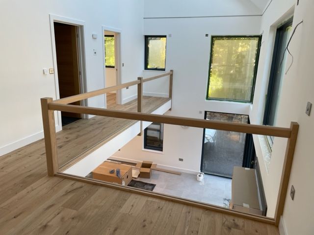 Toughened glass balustrades safety glass frilford heath oxfordshire oxford glass