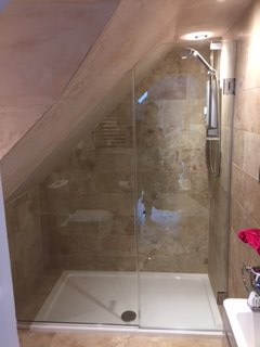 toughened glass shower screen