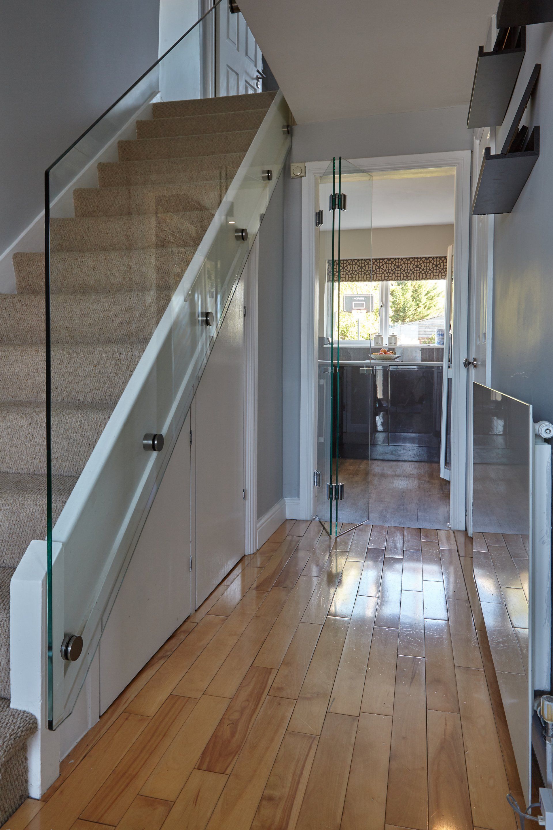 Toughened glass balustrade
