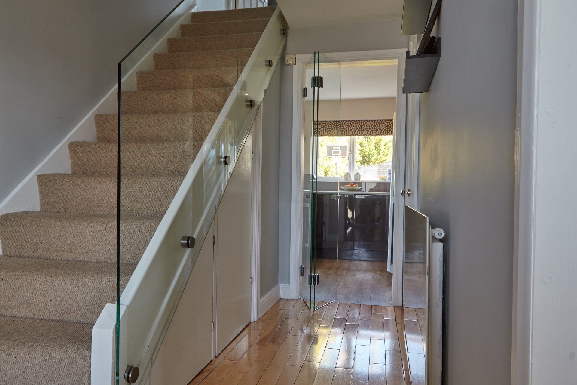 Toughened glass balustrade