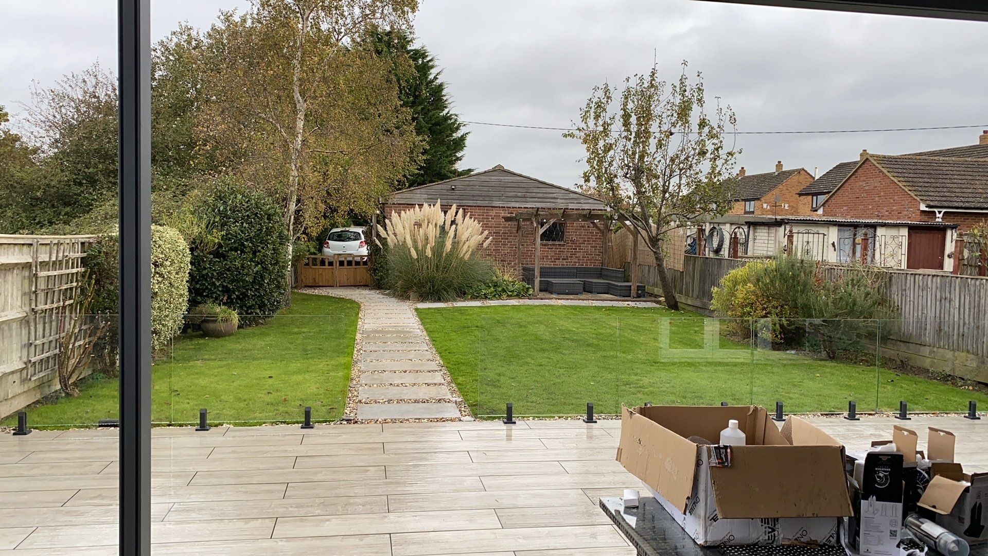 Oxford Oxfordshire garden glass glass dividers Berinsfield Wallngford 