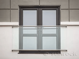 top and bottom rail fixed Juliette system