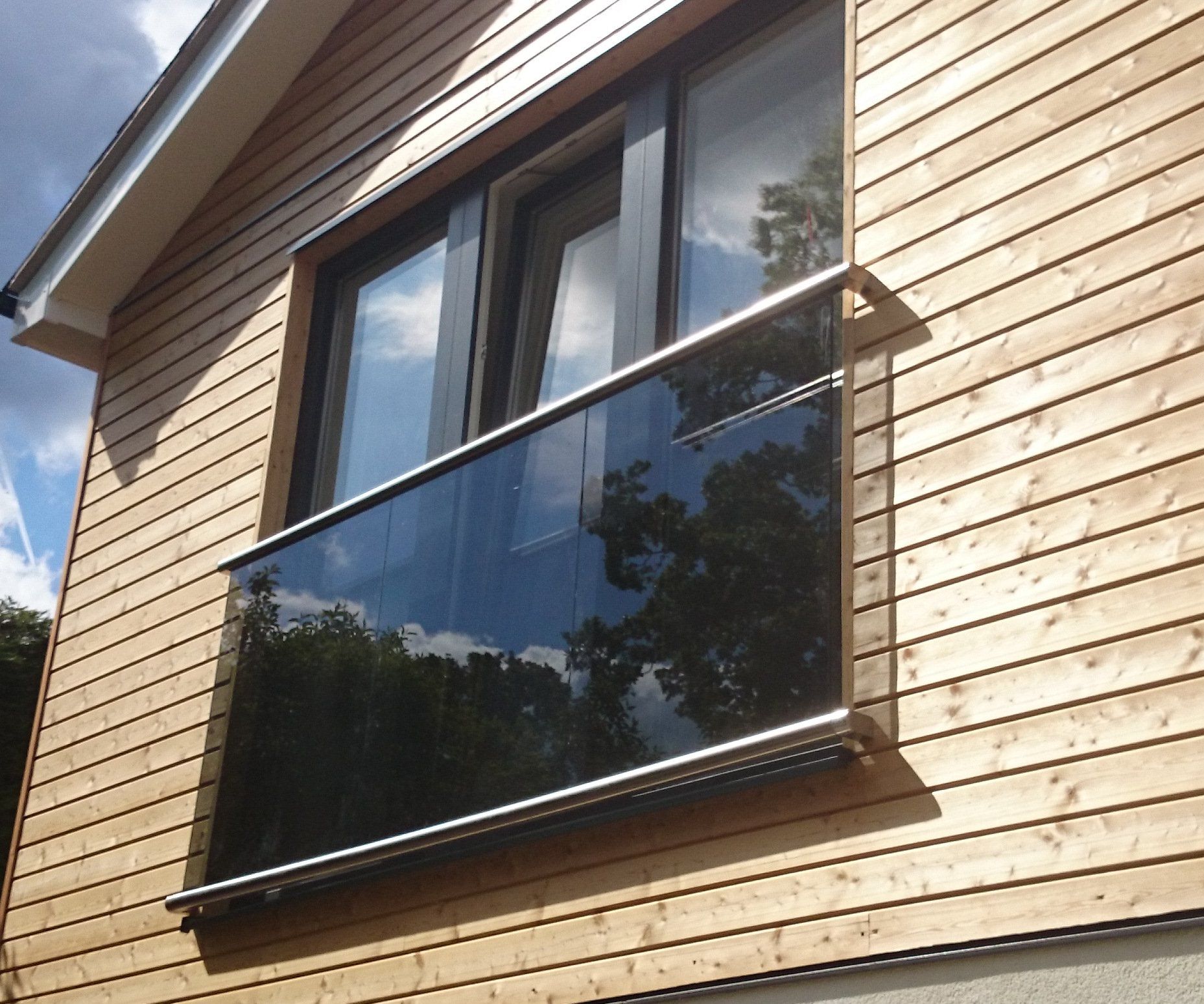 top and bottom rail fixed Juliette system