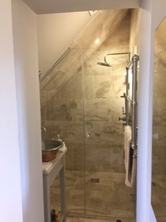 toughened glass shower screen
