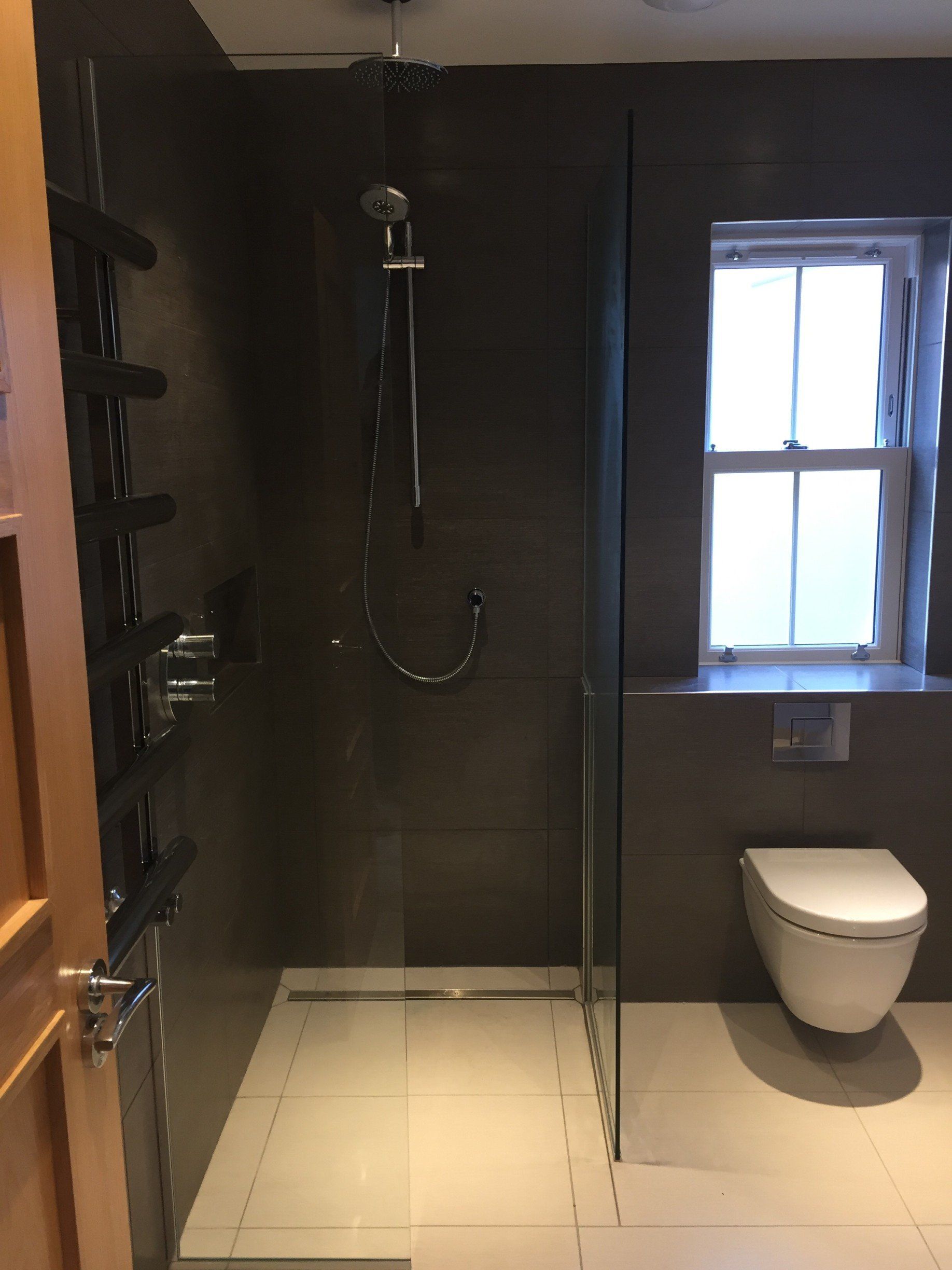 toughened glass shower screen