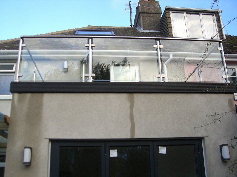 Glass balustrades post and clamps