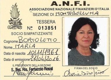 Avvocato Bortoletto - Associazione Nazionale Finanzieri d'Italia