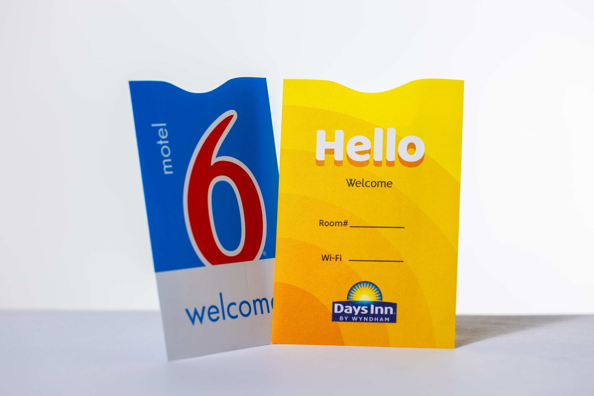 Welcome Guest Key Card Sleeves