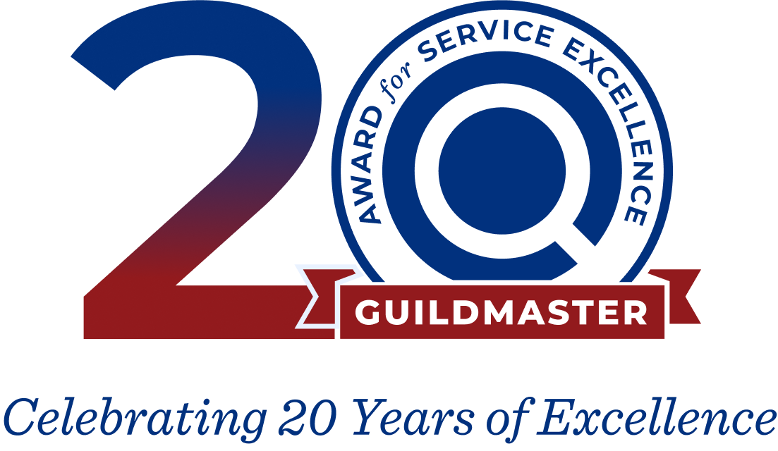 Guildmaster 20th Anniversary Award logo: large