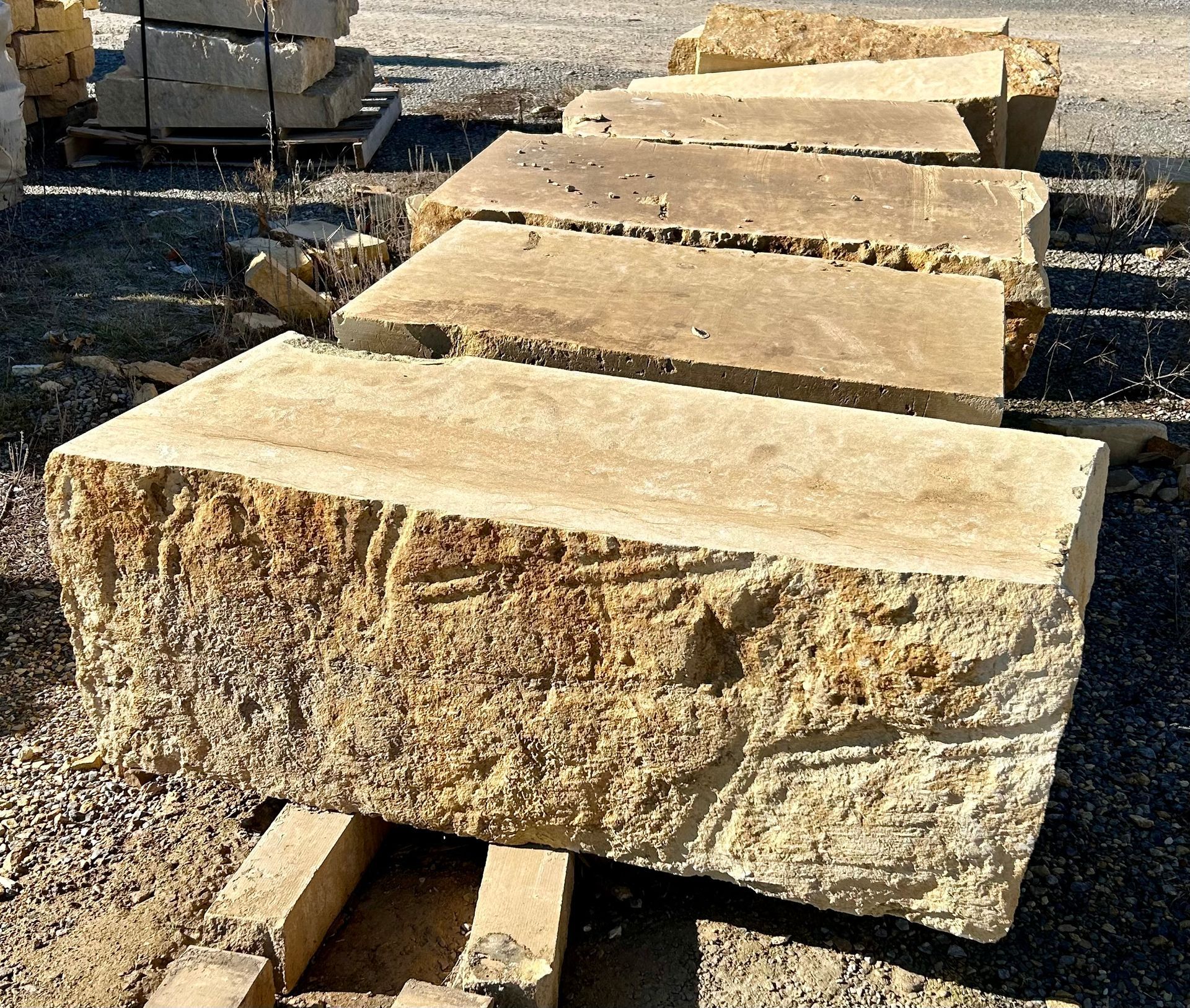 Silverdale Limestone Beams at Silverdale Quality Stone