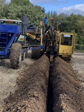 Drainage contractor - Alnwick, Northumberland - Northumbria Drainage Services Ltd  - Agricultural Drainage