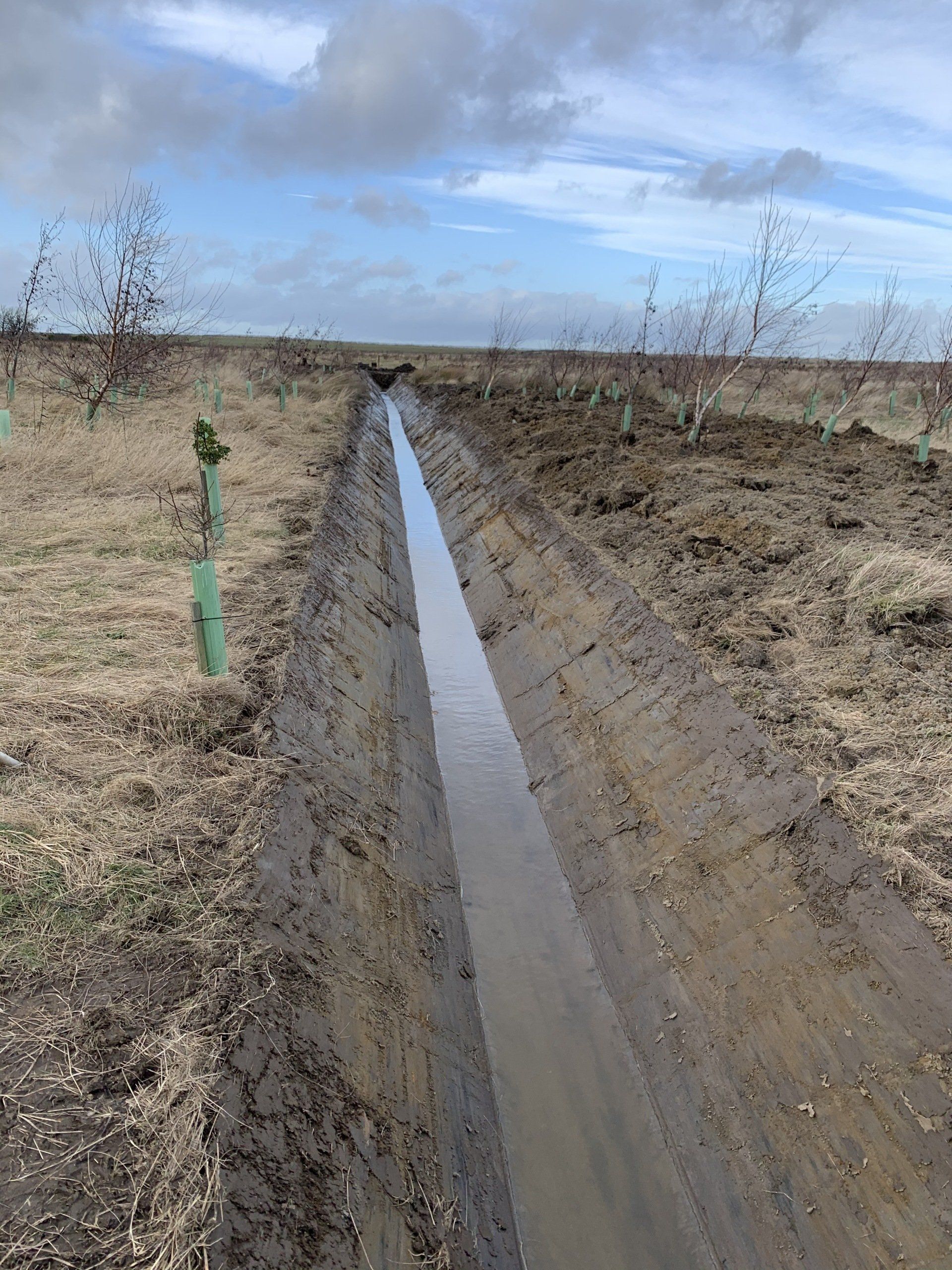 Laser Graded Ditch