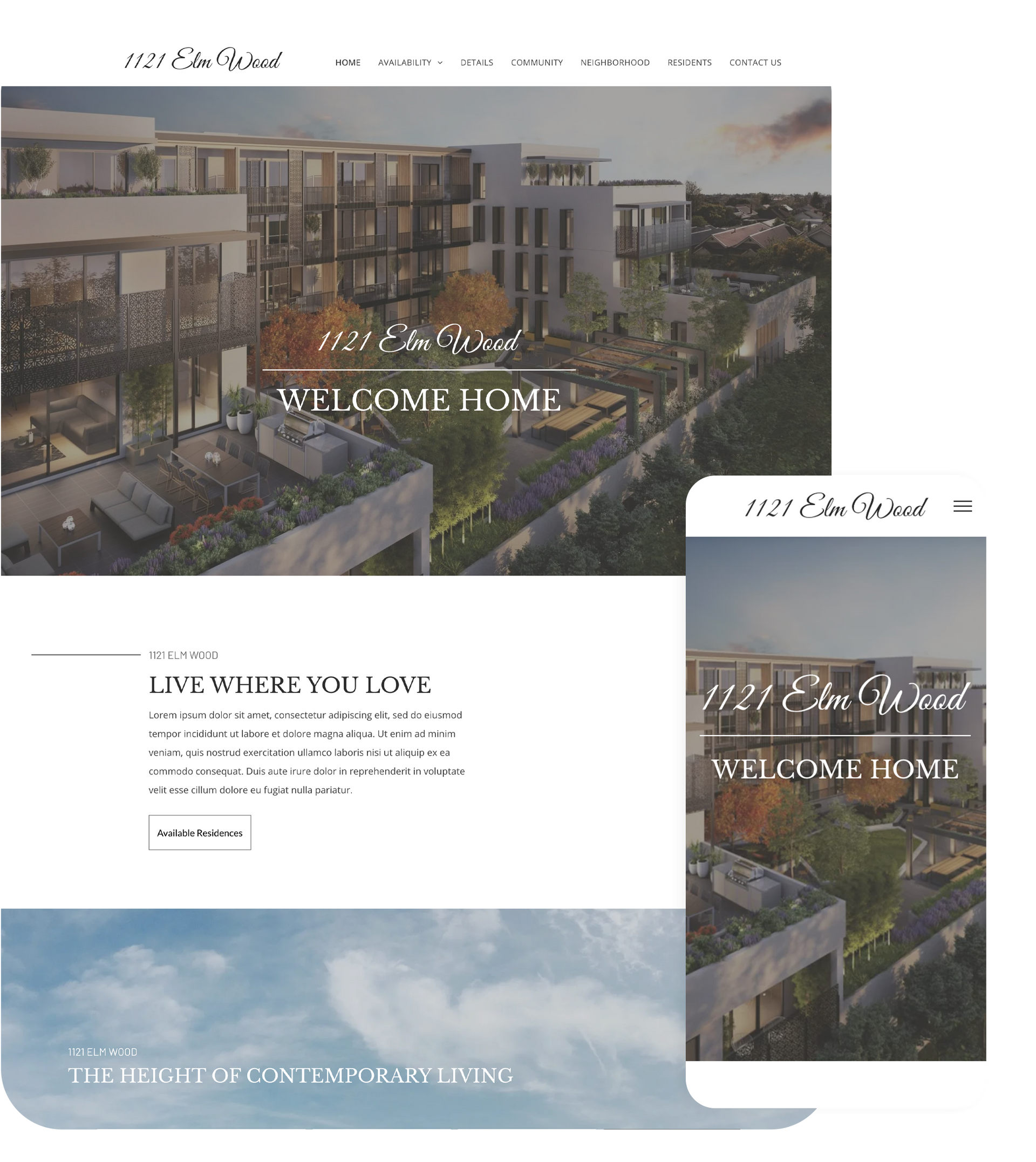 AppFolio Sites Elm Layout