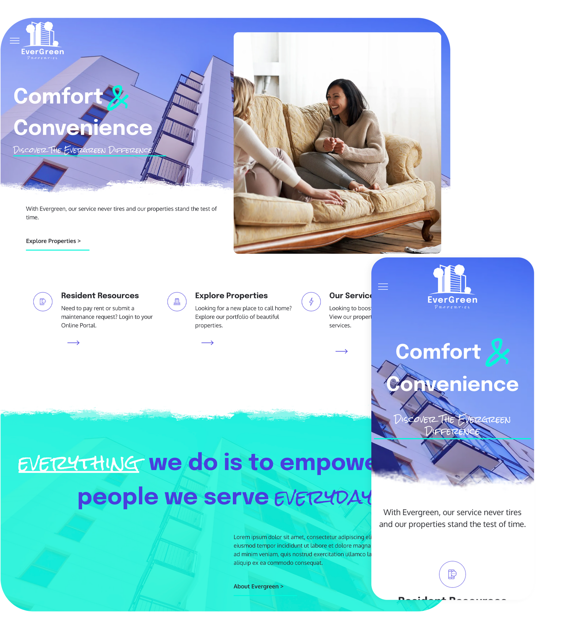 AppFolio Sites Evergreen Layout