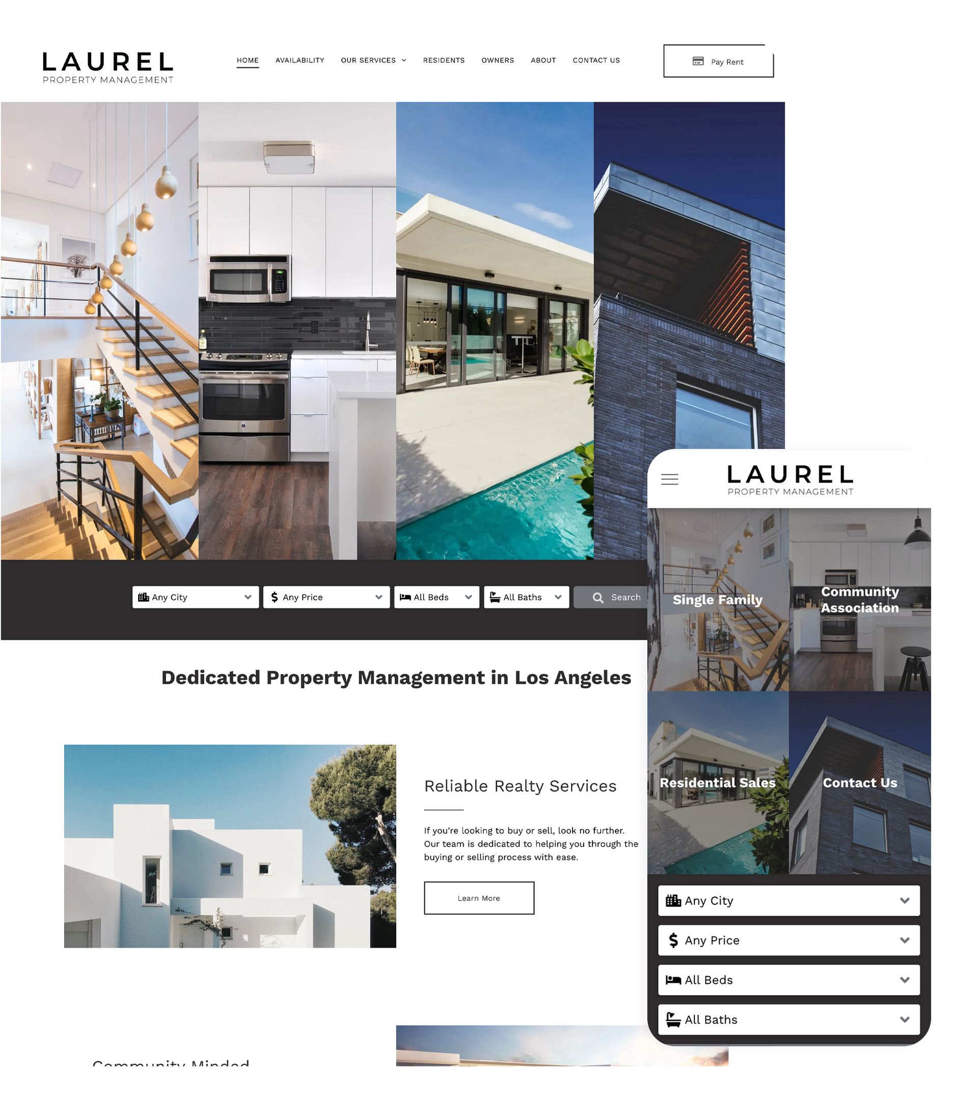 AppFolio Sites Laurel Layout