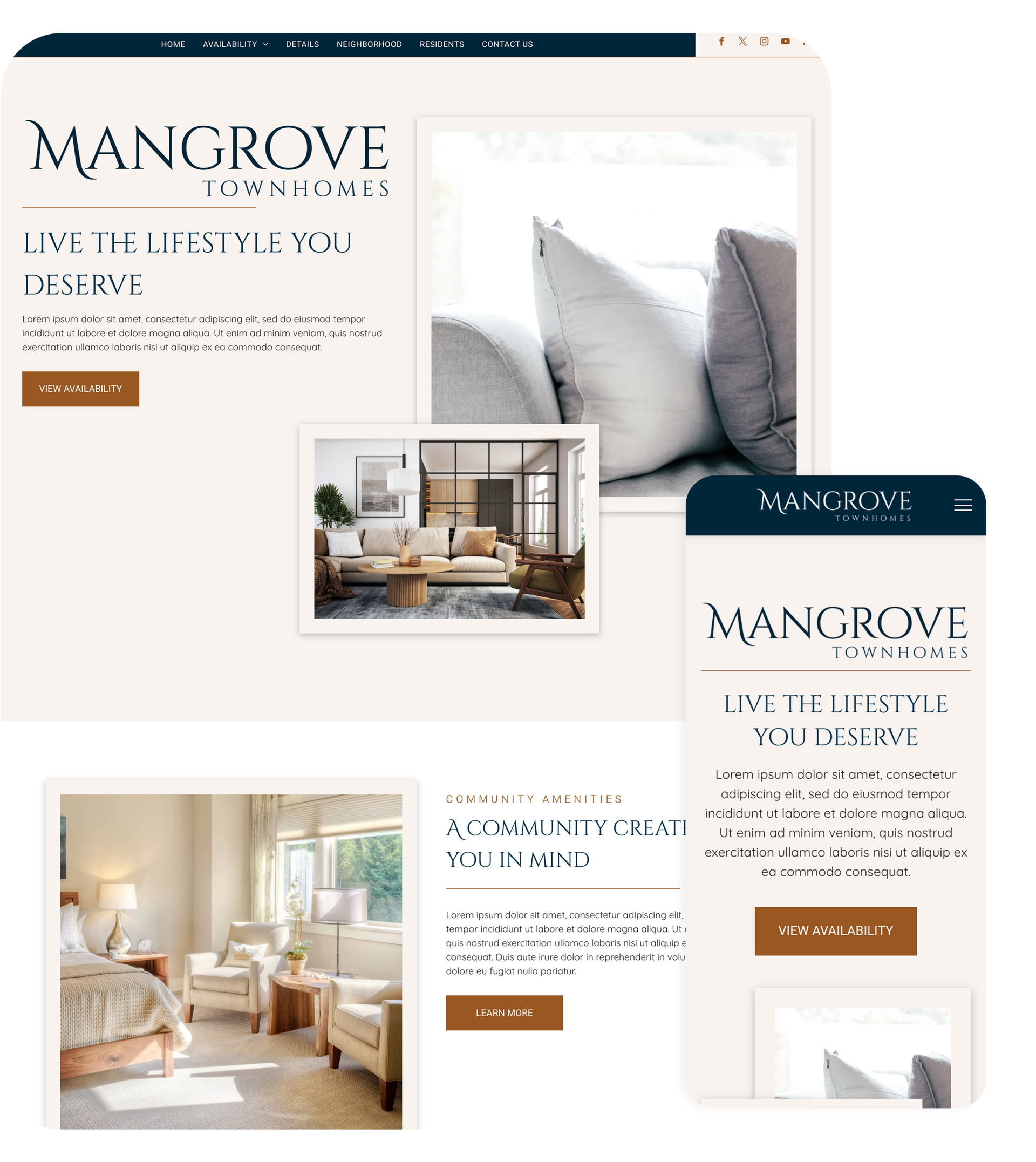 AppFolio Sites Mangrove Layout