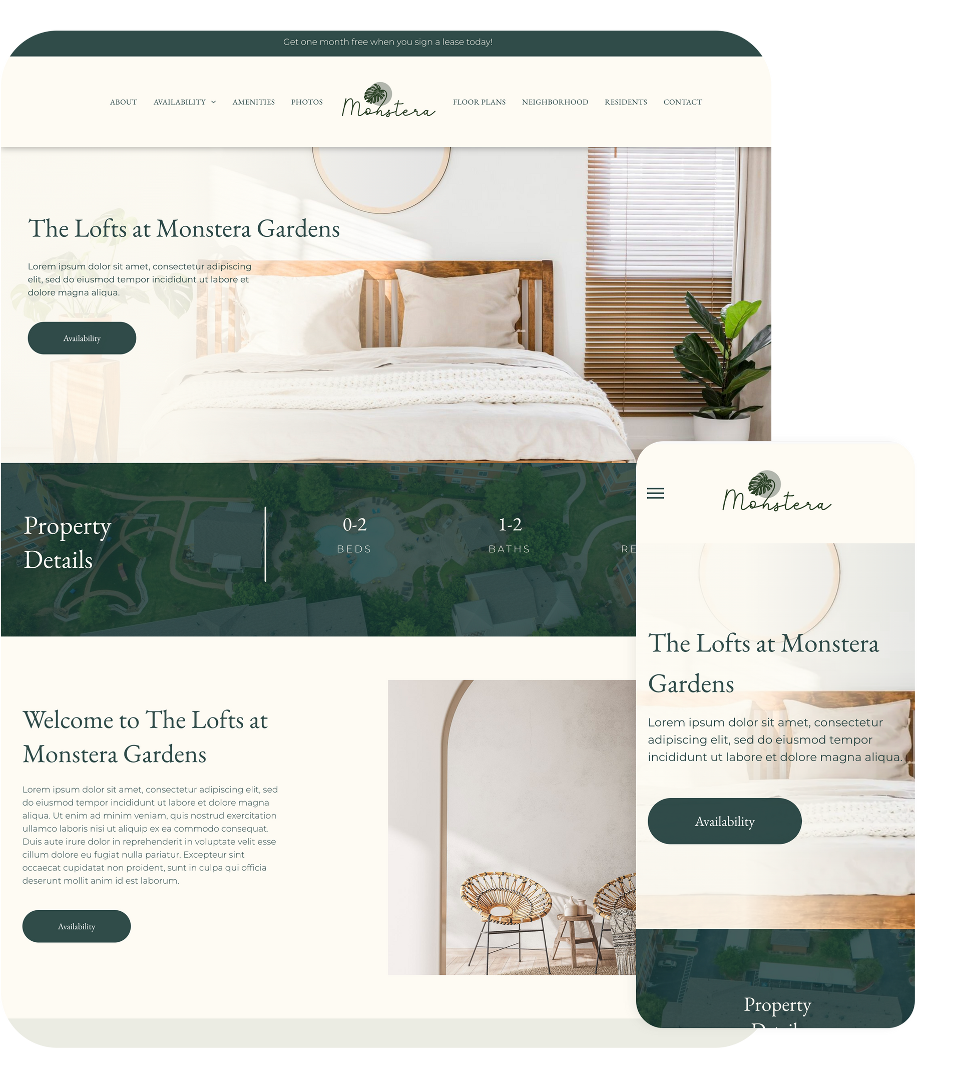 AppFolio Sites Monstera Layout