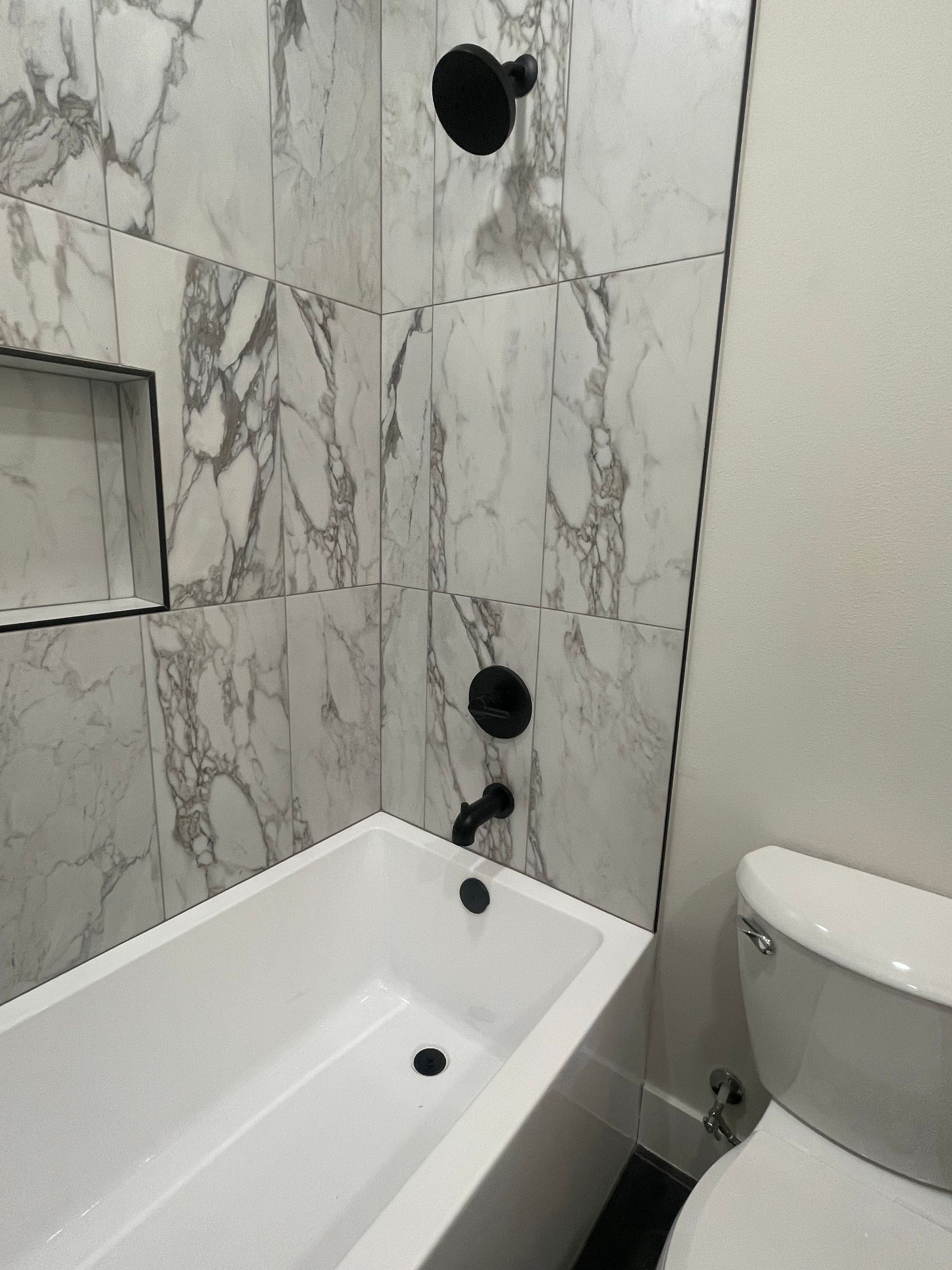 A plumbing bathroom remodel in Rogers, AR by Masters of Disasters Leak Detection