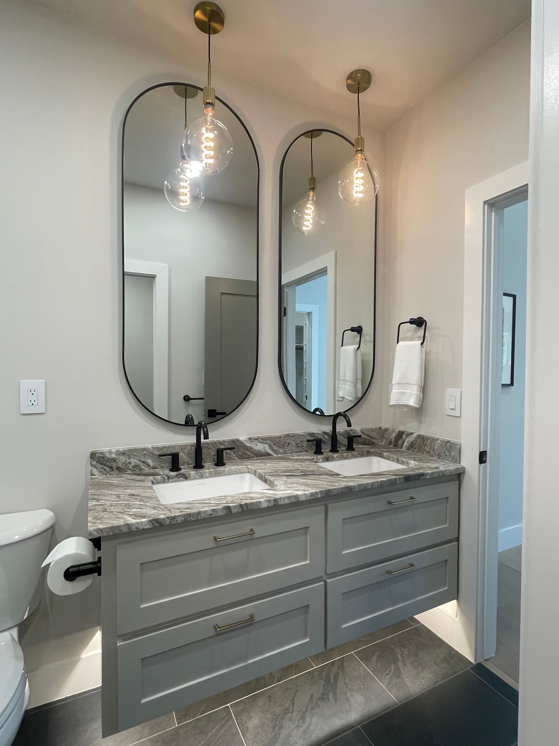 A plumbing bathroom remodel in Rogers, AR by Masters of Disasters Leak Detection