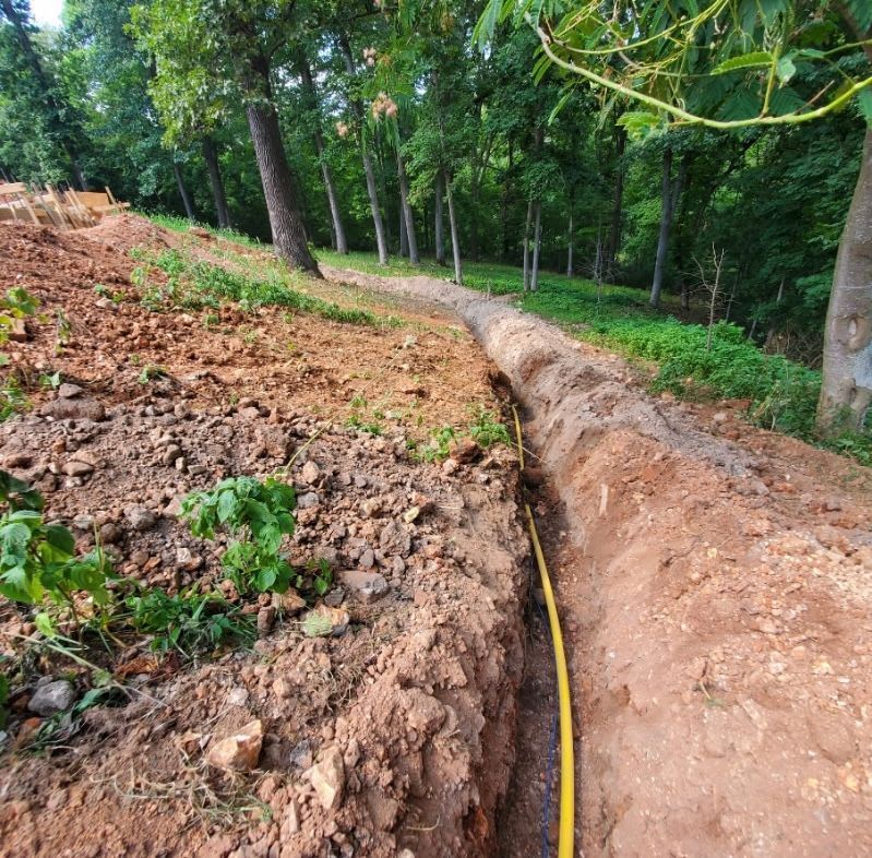 A water line replacement in Rogers, AR by Masters of Disasters Leak Detection