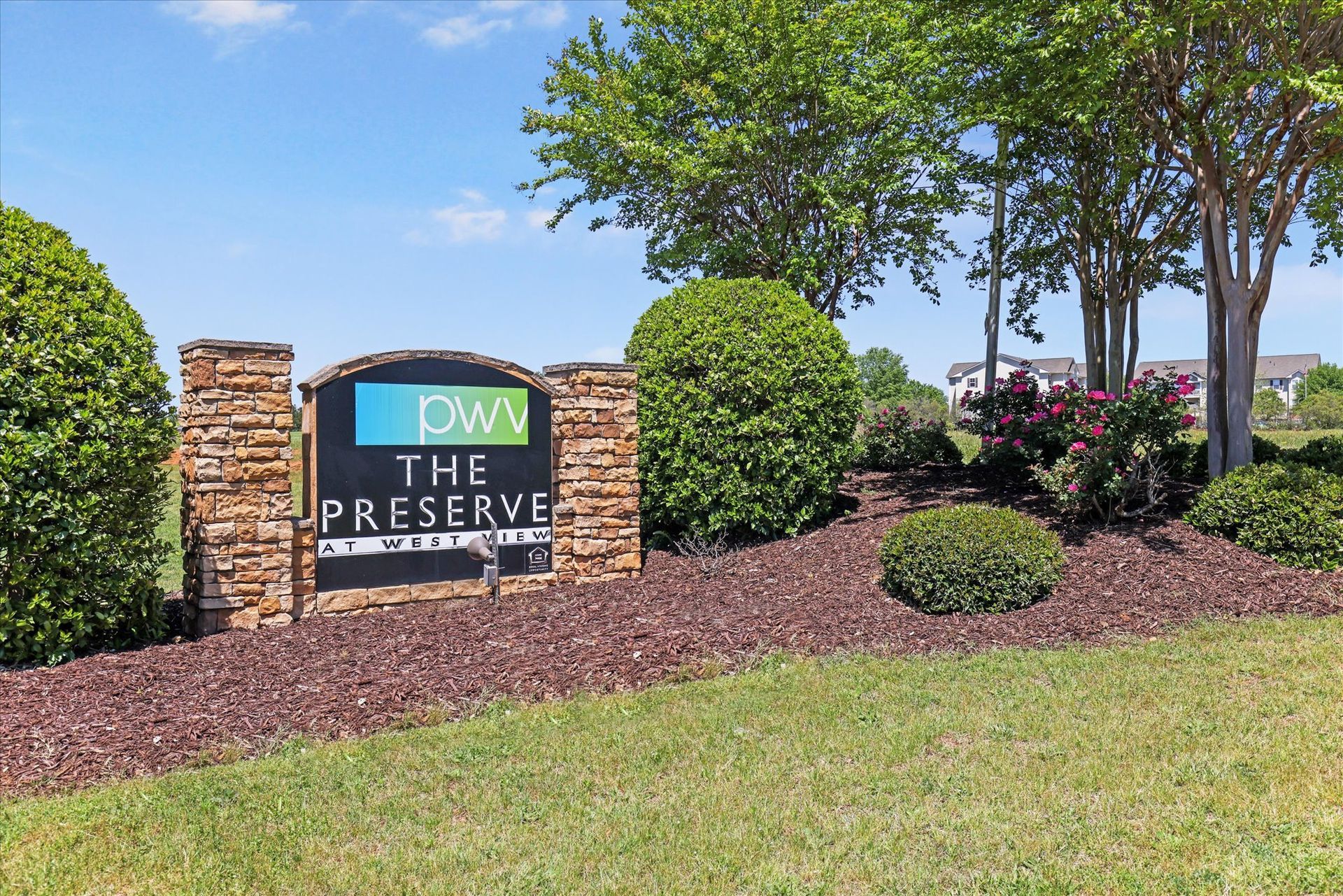 the preserve at west view exterior sign