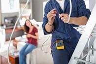Electrical and Lighting — Electrician installing Lighting in Miami, FL