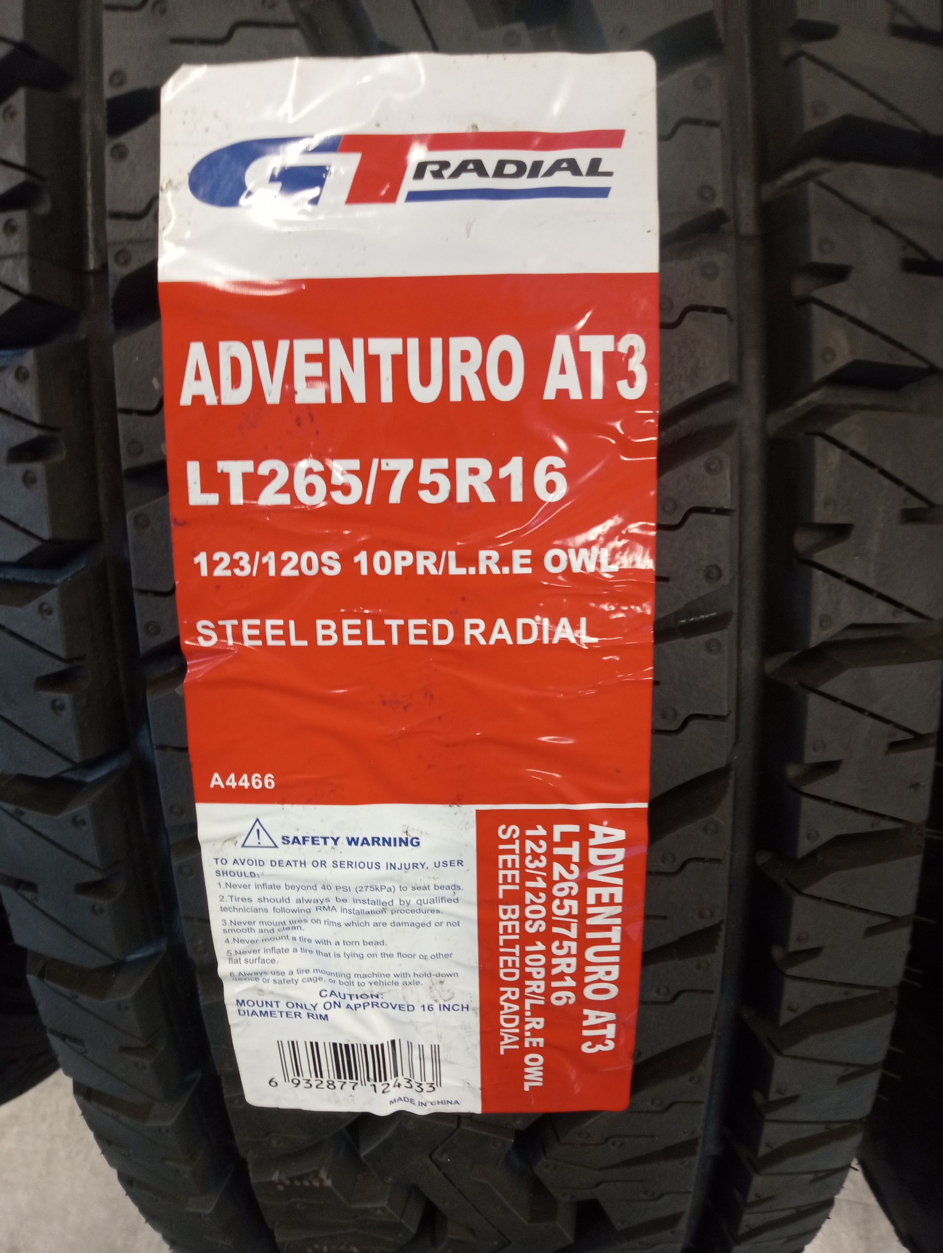 gt radial used tires