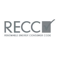 The recce logo is a renewable energy consumer code logo.