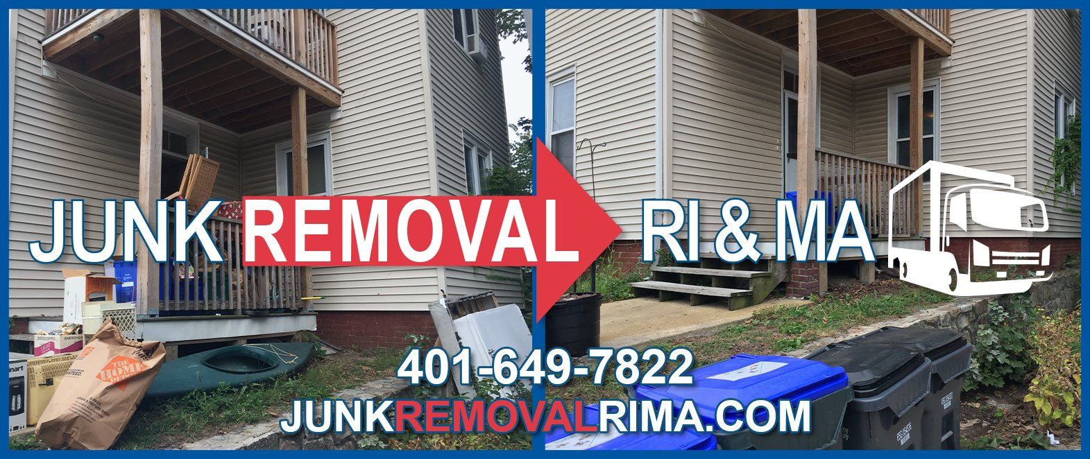 Estate Clean Out project done by Trash Removal RI