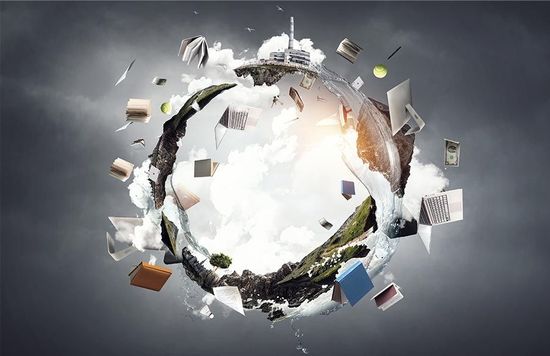 Libri gravitano intorno a una sfera