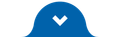 Blue shape with a white downward-pointing chevron.