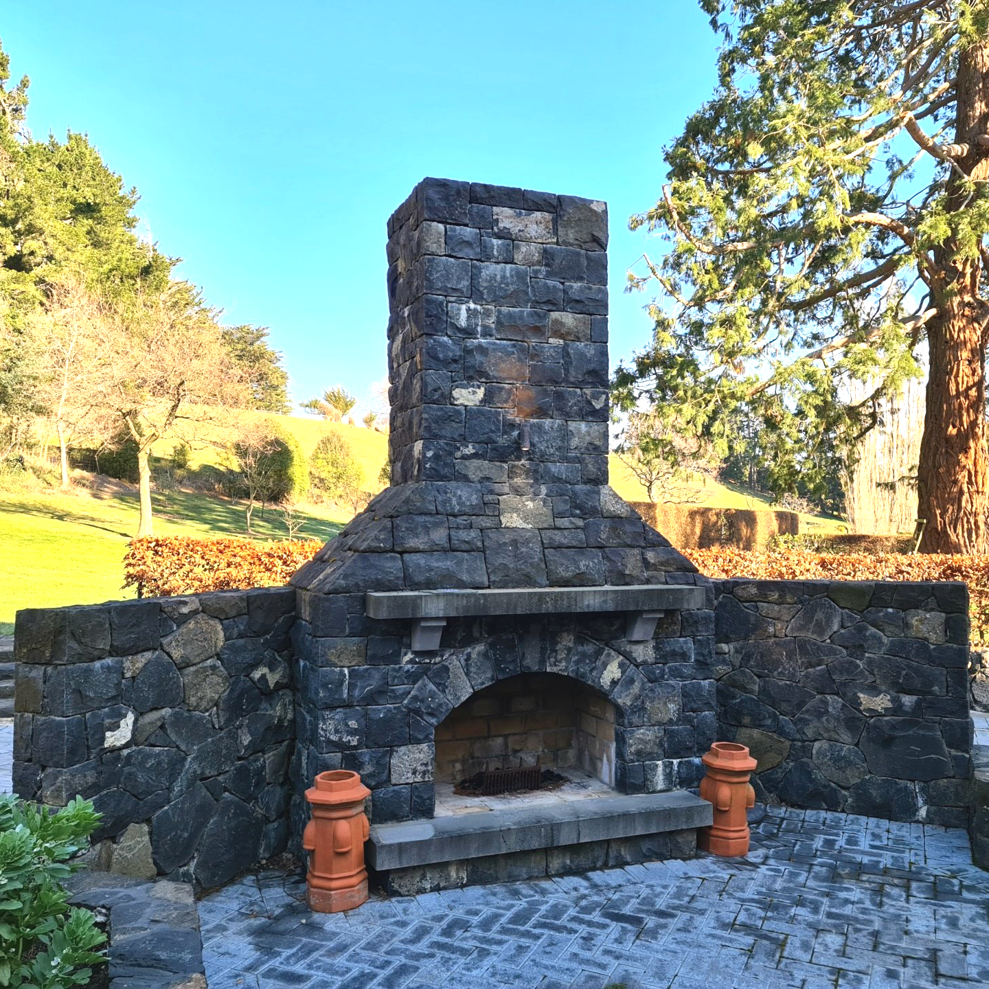 stone fireplaces