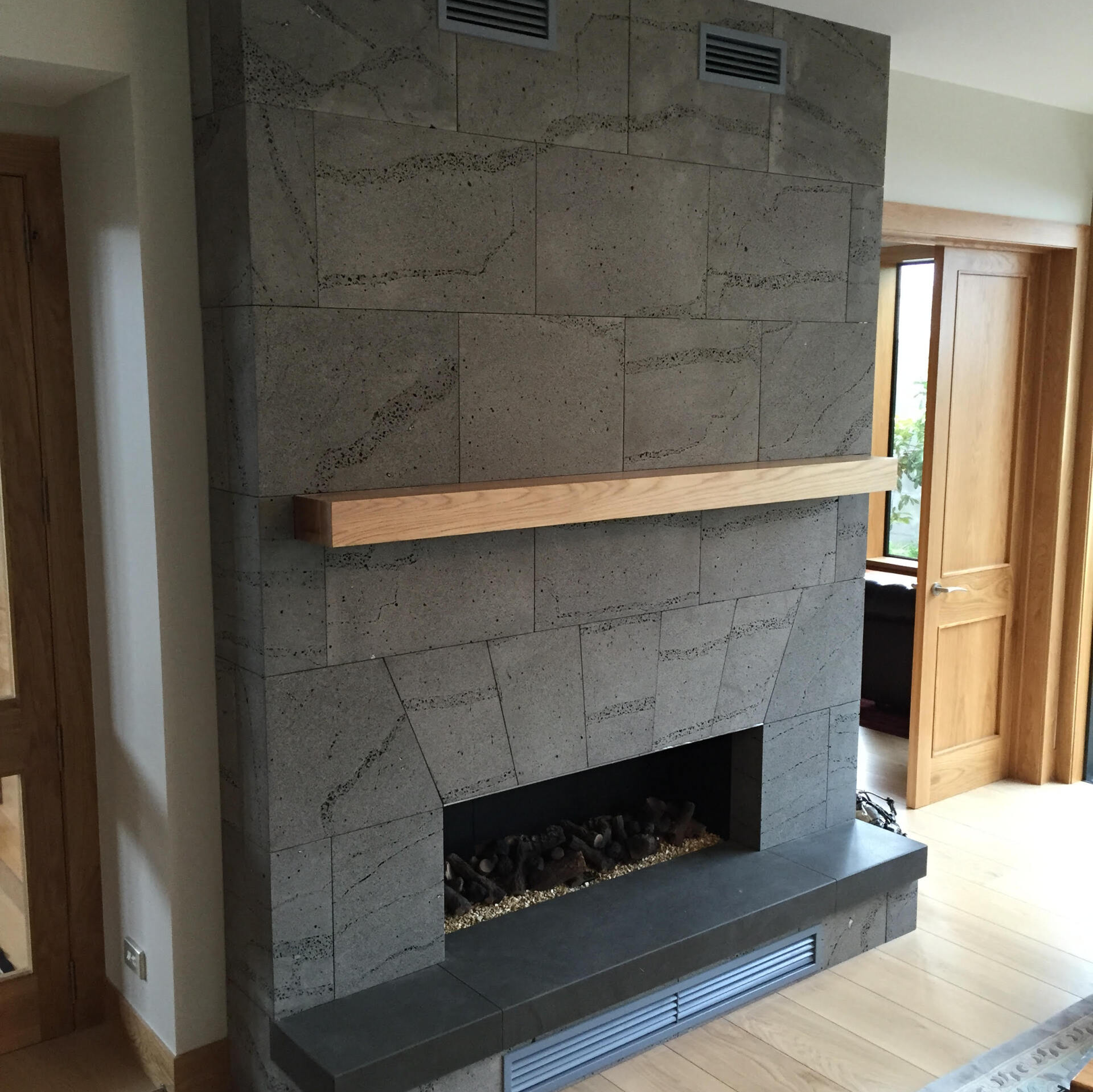 stone fireplace veneer