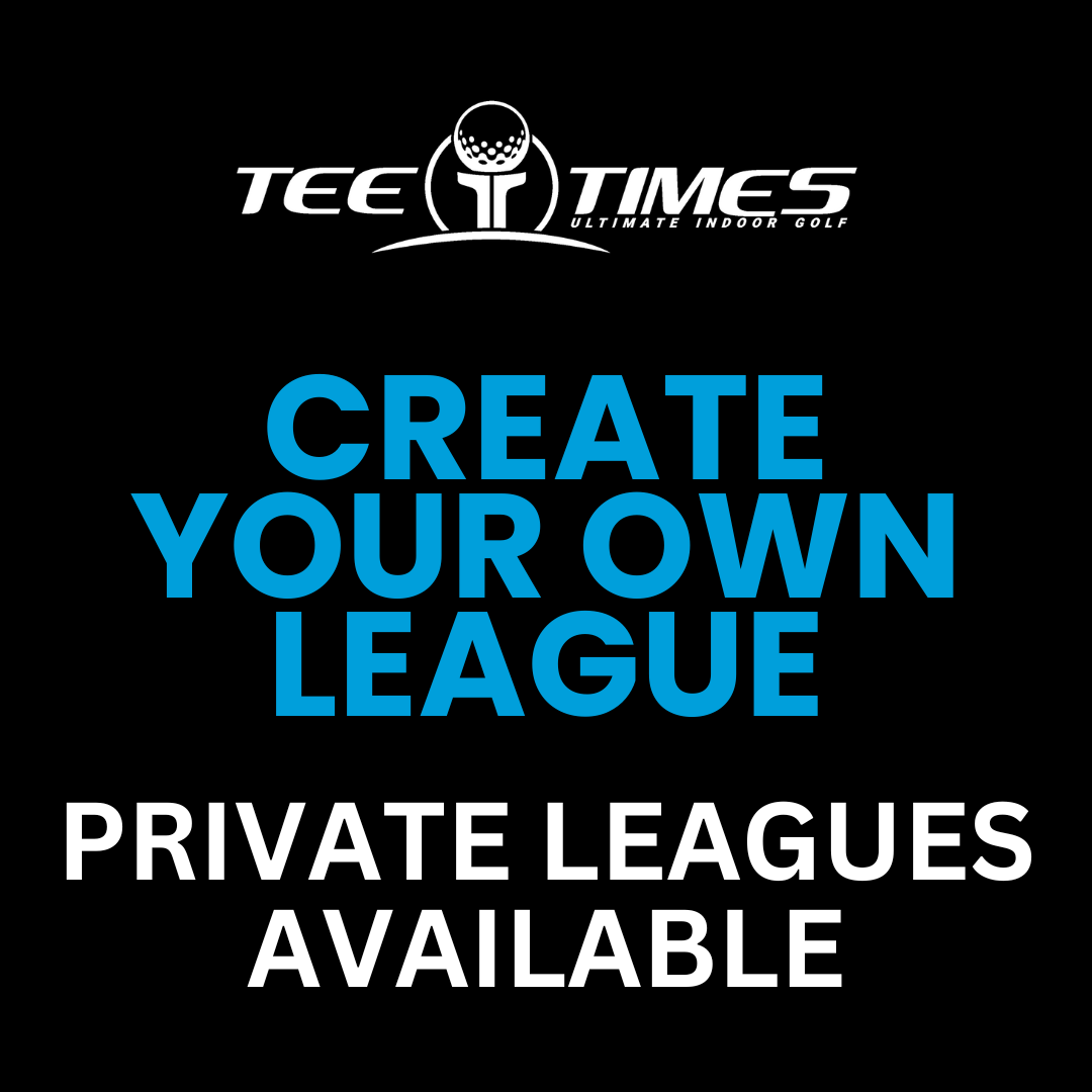 a poster that says create your own league private leagues available