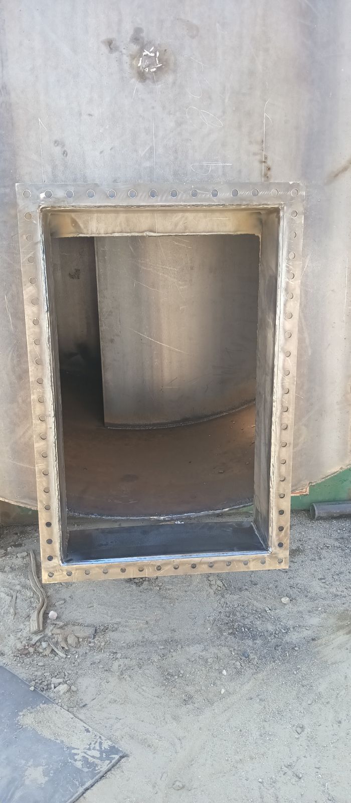 There Is a Hole in The Wall that Looks Like a Door.